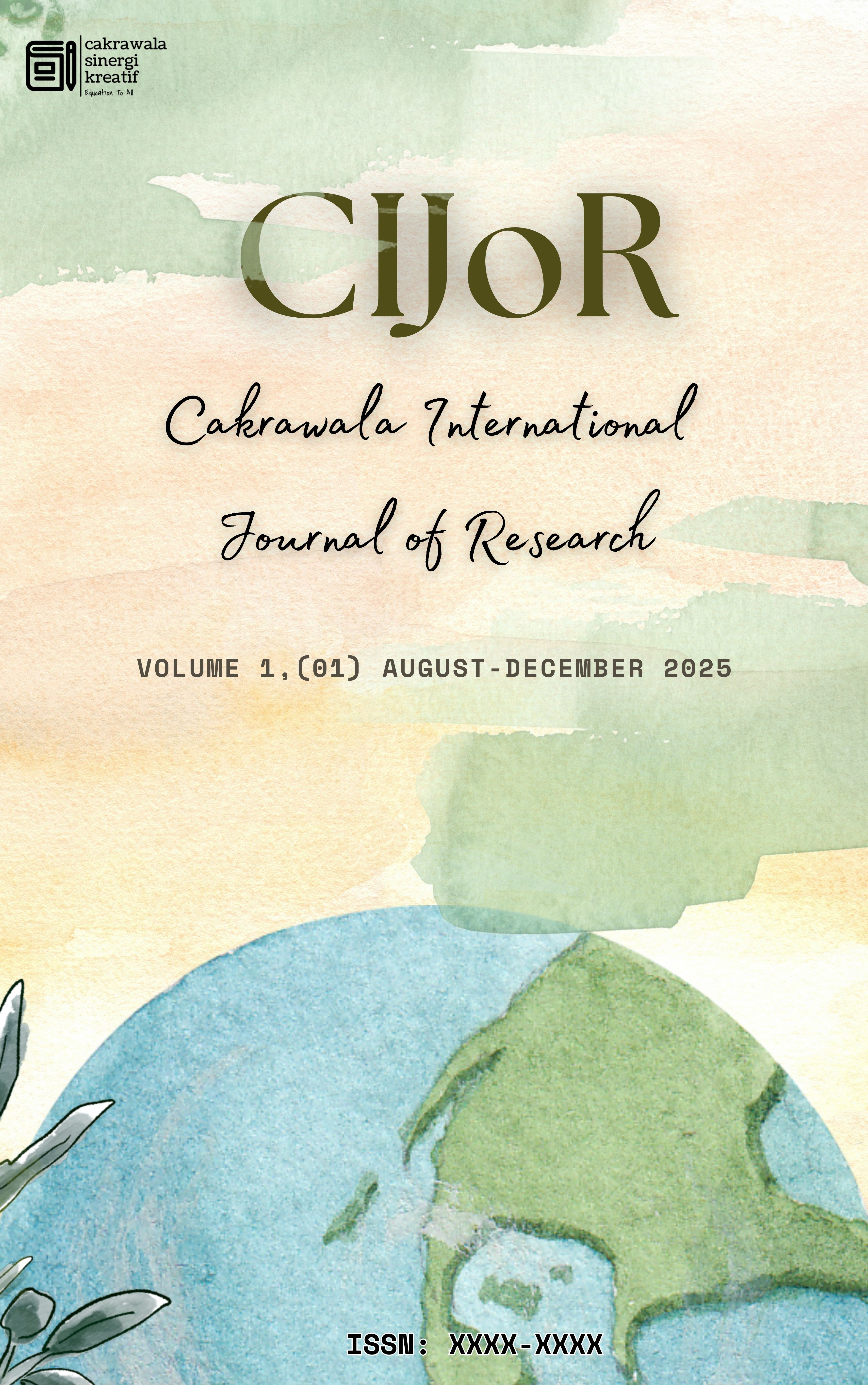 					View Vol. 1 No. 1 (2025): Cakrawala International Journal of Research (CIJoR)
				